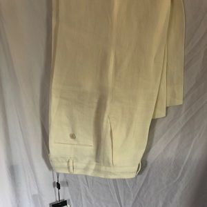 Weekend by Max Mara Sagitta White Linen Pants